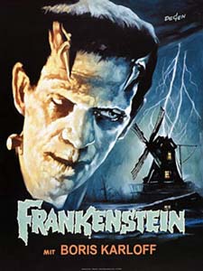 Frankenstein Classic Movie Poster T-shirt